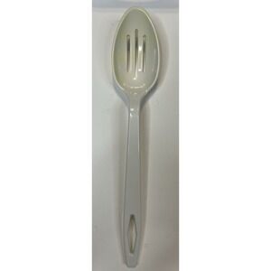 Vintage Almond Beige Taylor Made Products Plastic Nylon Utensil Slotted Spoon